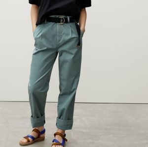 Everlane Pleated Chino, Size 6
